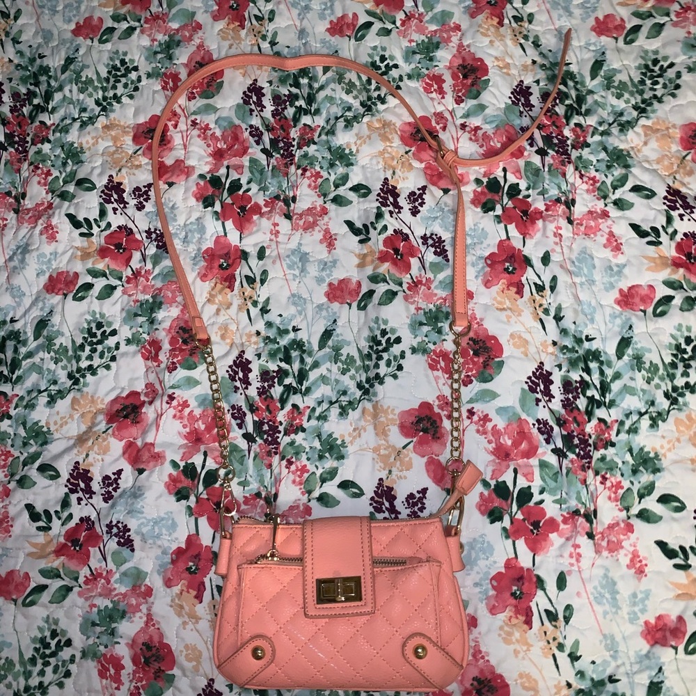 Pink purse.